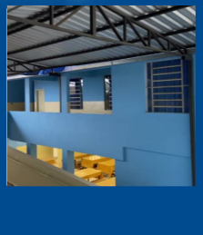 Vista interna da escola